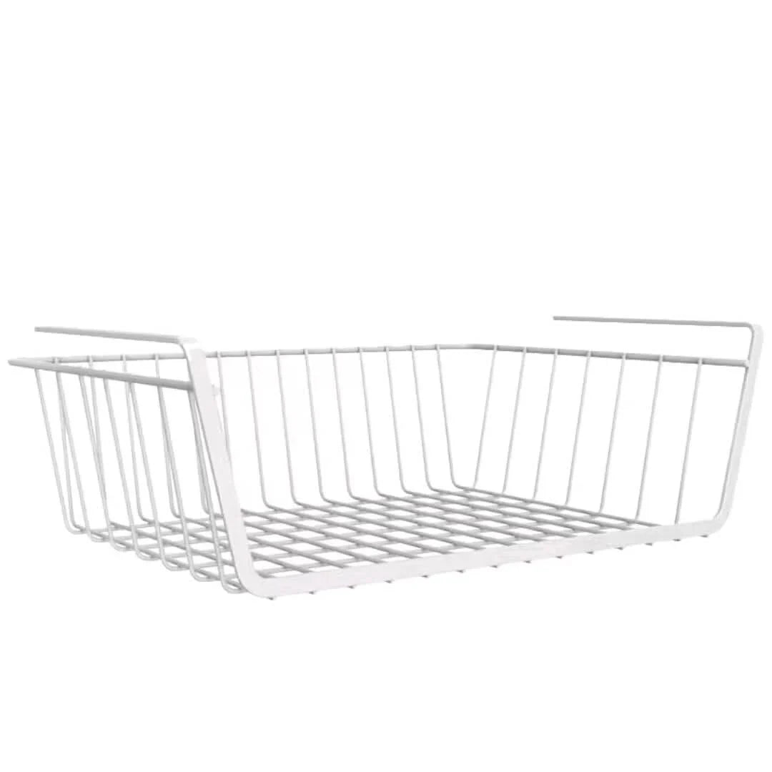 Storage Basket Over-Cabinet Hanging Reinforced Metal Space-Saving