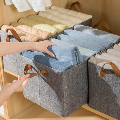 Storage Bin Collapsible Steel Frame & Moisture-Proof Fabric