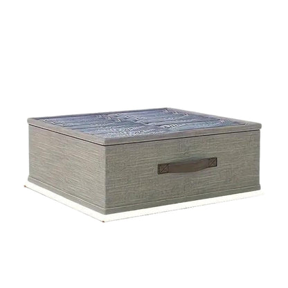 Storage Container Drawer-Style Multi-Compartment Cotton Linen