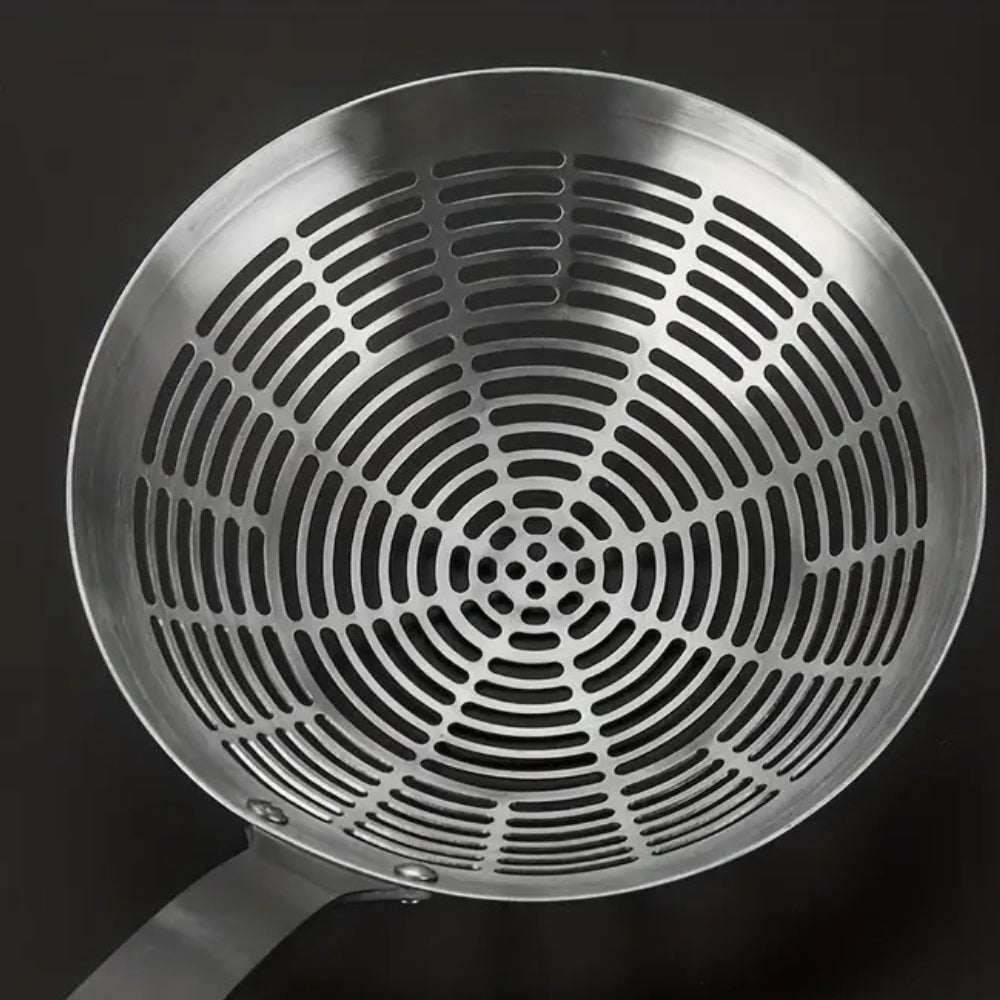 Strainer Ladle 304 Stainless Steel Fine Mesh Wooden Handle