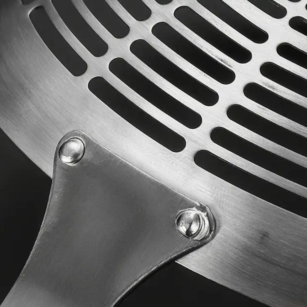 Strainer Ladle 304 Stainless Steel Fine Mesh Wooden Handle