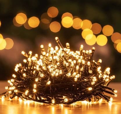 String Lights Solar 200 LED Automatic Sensor