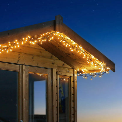 String Lights Solar 200 LED Automatic Sensor