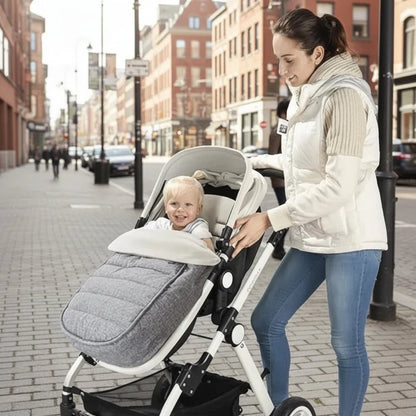 Stroller Footmuff Universal Fit Warm Lining & Weather-Resistant Outer