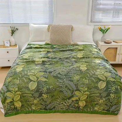 Summer Blanket Cooling Bamboo Fiber 59 x 79 In
