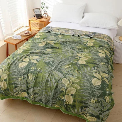Summer Blanket Cooling Bamboo Fiber 59 x 79 In