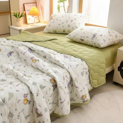 Summer Blanket Cooling Breathable Microfiber