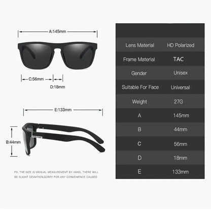 Sunglasses Polarized Lenses UV400 Protection Lightweight Frame