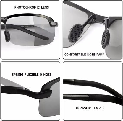 Sunglasses Polarized Photochromic Lenses UV Protection