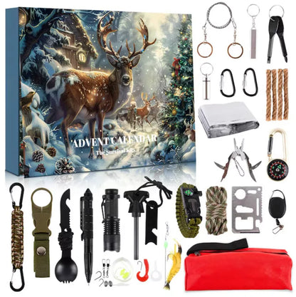 Survival Kit 24-Piece Compact Lightweight