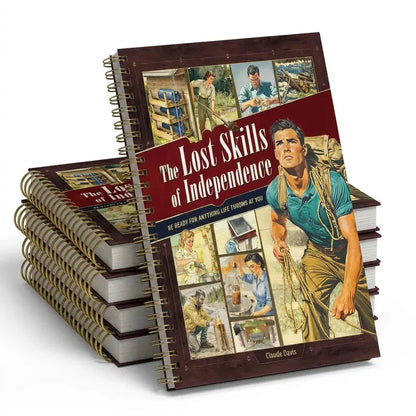 Survival Skills Book Spiral-Bound Hardcover 200 Practical Skills