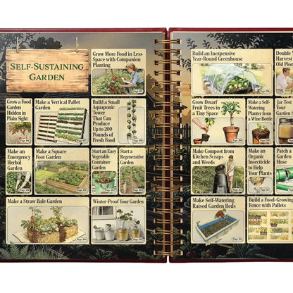 Survival Skills Book Spiral-Bound Hardcover 200 Practical Skills