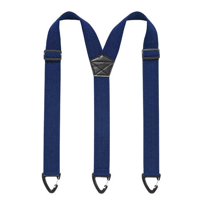Suspenders Adjustable Elastic Belt-Loop Hooks Y-Back & X-Back