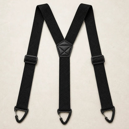 Suspenders Adjustable Elastic Belt-Loop Hooks Y-Back & X-Back