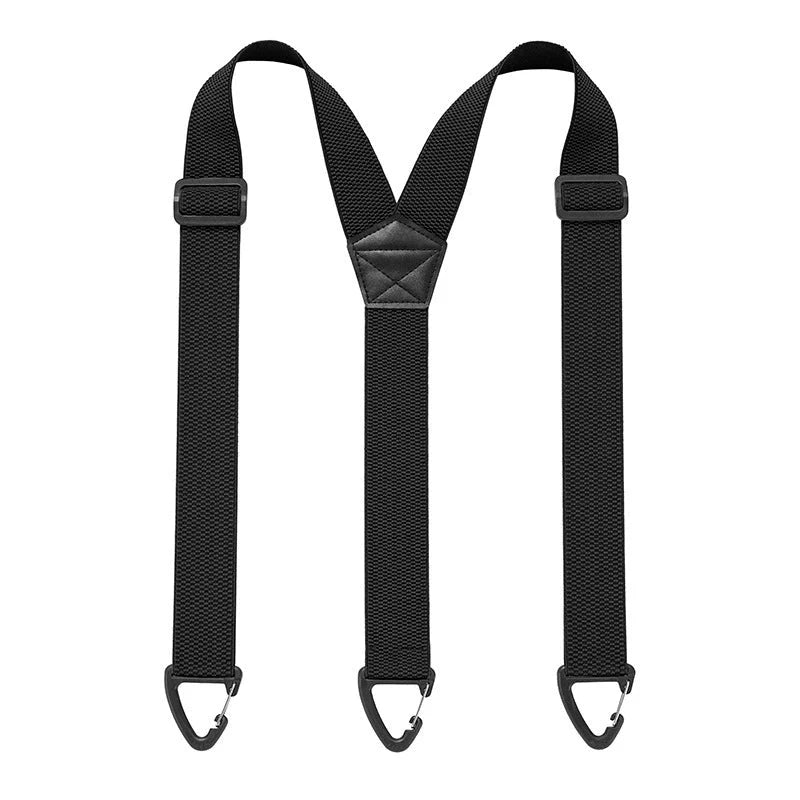 Suspenders Adjustable Elastic Belt-Loop Hooks Y-Back & X-Back