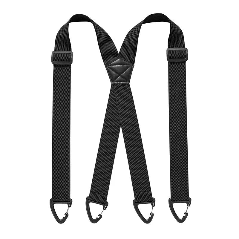 Suspenders Adjustable Elastic Belt-Loop Hooks Y-Back & X-Back