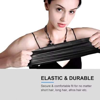 Swim Cap Silicone Long Hair Fit Built-In Ear Pockets