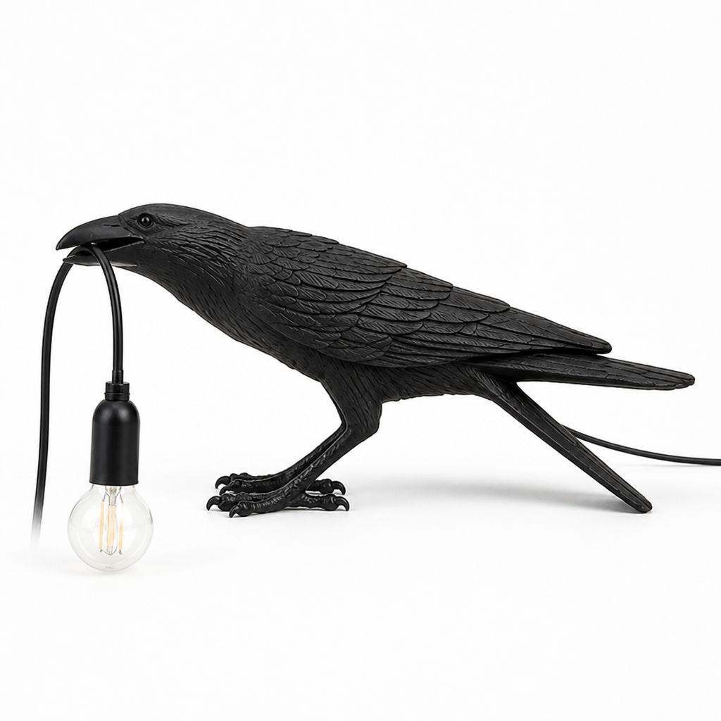 Table Lamp Adjustable Brightness Resin Plug-In