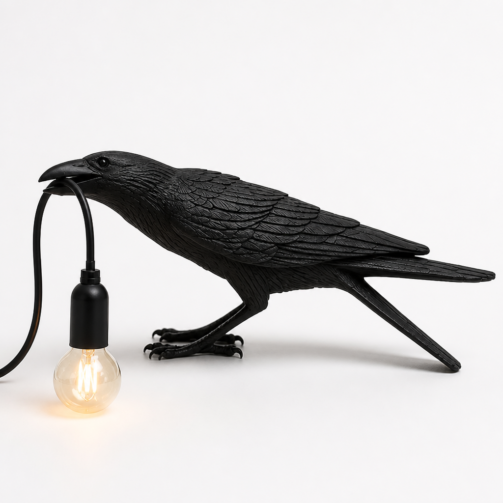 Table Lamp Adjustable Brightness Resin Plug-In