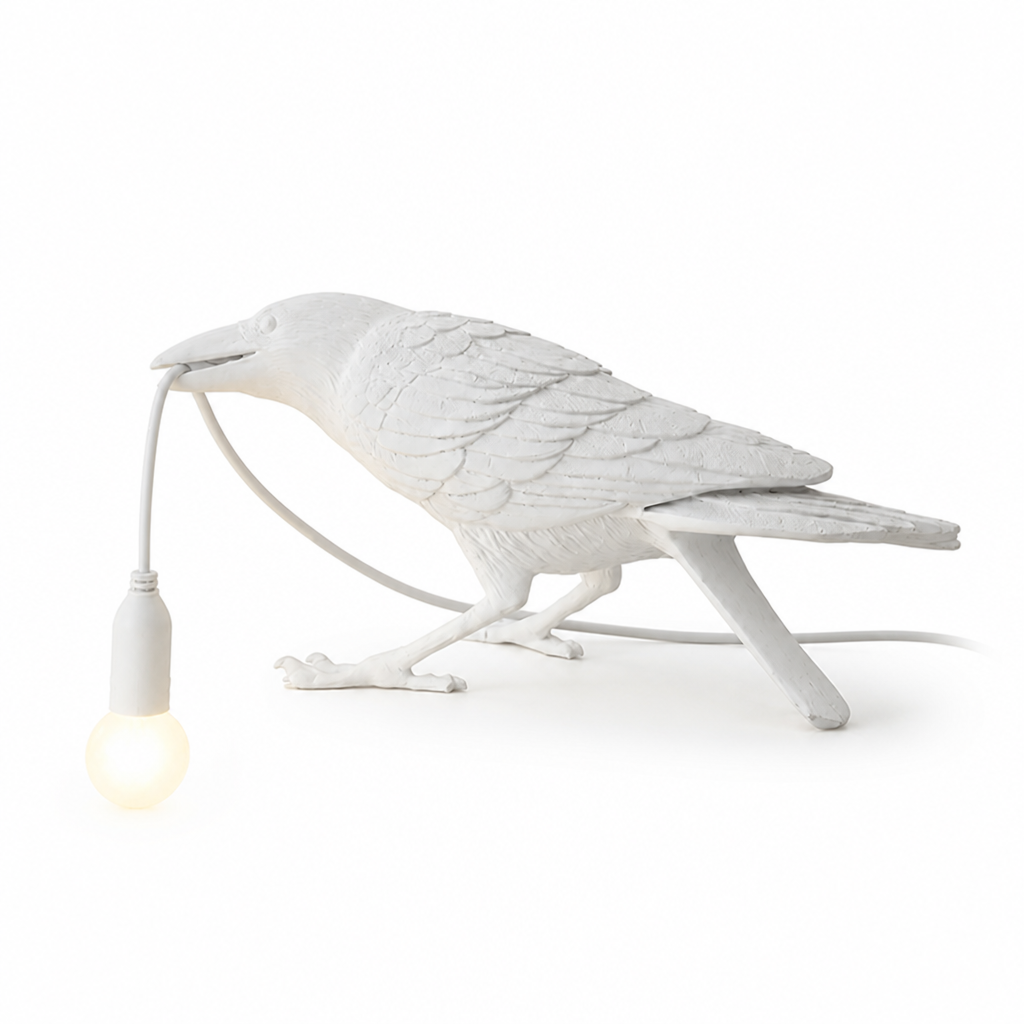 Table Lamp Adjustable Brightness Resin Plug-In