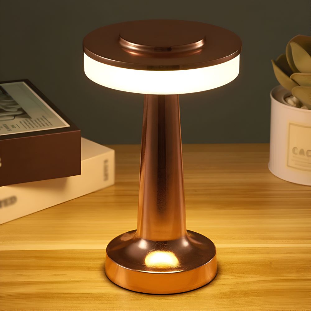Table Lamp Cordless Touch-Dimmable USB Rechargeable