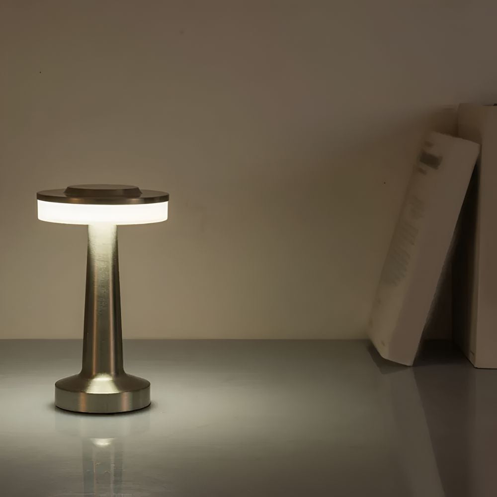Table Lamp Cordless Touch-Dimmable USB Rechargeable