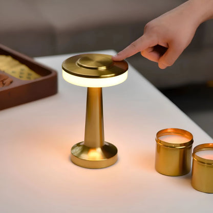 Table Lamp Cordless Touch-Dimmable USB Rechargeable