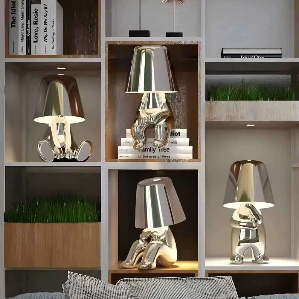 Table Lamp Cordless Touch-Dimmable USB Rechargeable