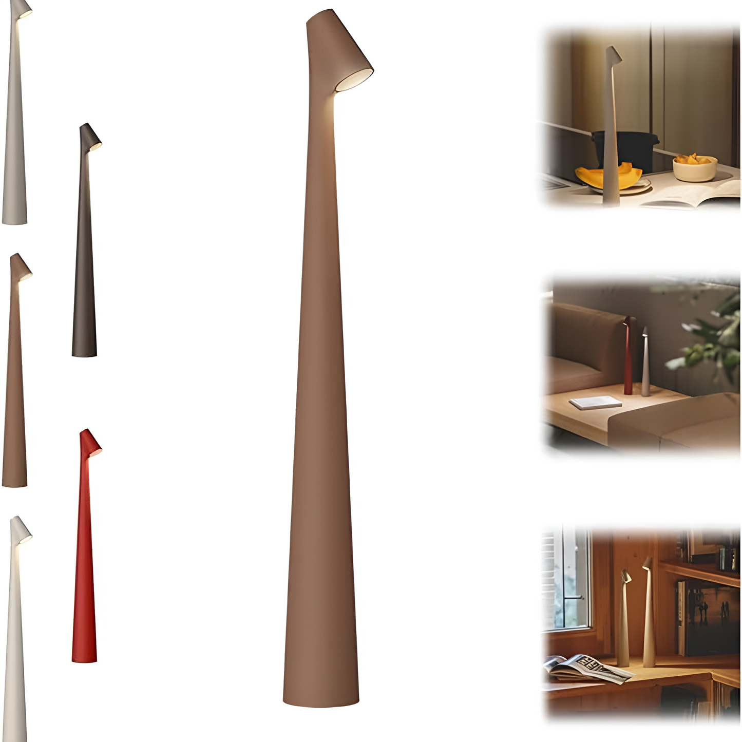 Table Lamp Dimmable Touch Cordless Rechargeable LED