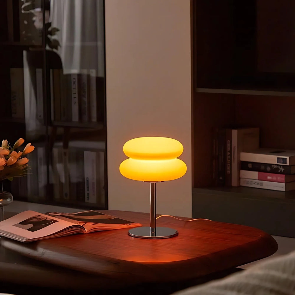 Table Lamp Mushroom Design Dimmable Trichromatic