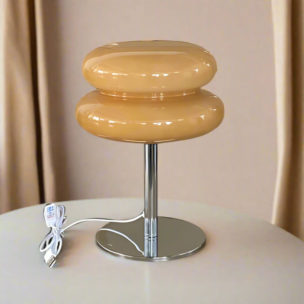 Table Lamp Mushroom Design Dimmable Trichromatic