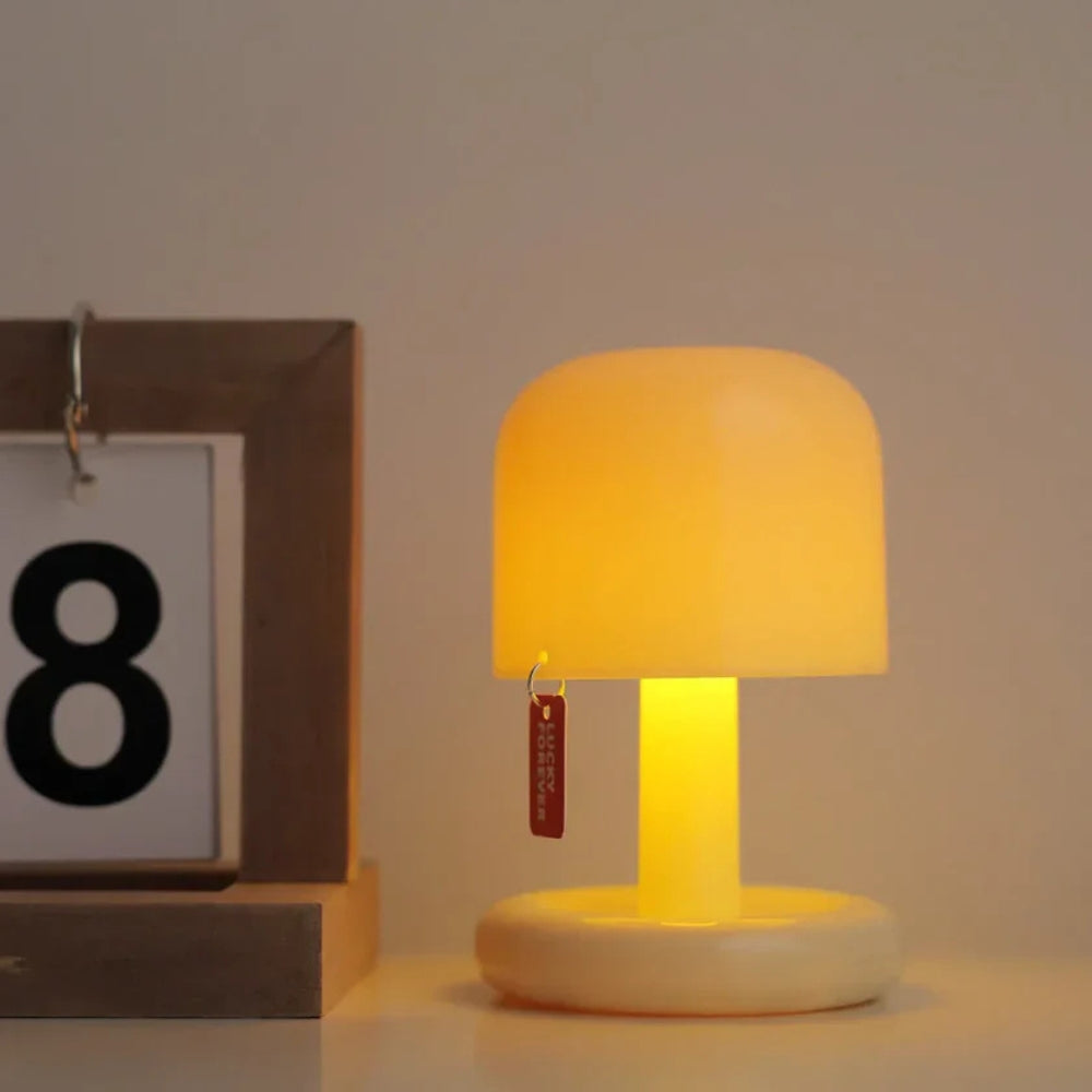 Table Lamp Mushroom Rechargeable Up To 12 Hours
