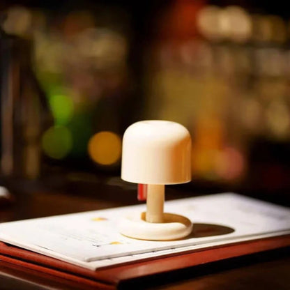 Table Lamp Mushroom Rechargeable Up To 12 Hours