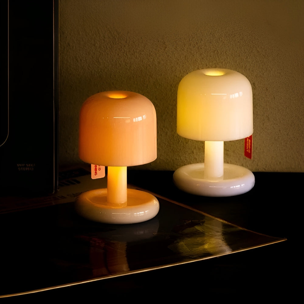 Table Lamp Mushroom Rechargeable Up To 12 Hours