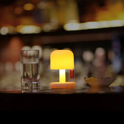 Table Lamp Mushroom Rechargeable Up To 12 Hours