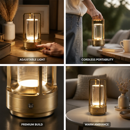 Table Lamp Portable Rechargeable Dimmable Adjustable Color Temp
