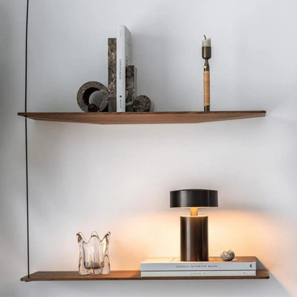 Table Lamp Slim Column Energy-Efficient LED Bulb Included