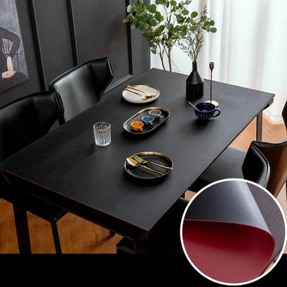 Table Protector Mat Waterproof Scratch & Heat Resistant PVC TPU Leather