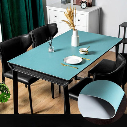 Table Protector Mat Waterproof Scratch & Heat Resistant PVC TPU Leather