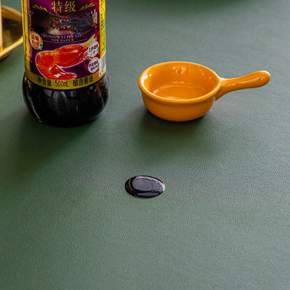 Table Protector Mat Waterproof Scratch & Heat Resistant PVC TPU Leather