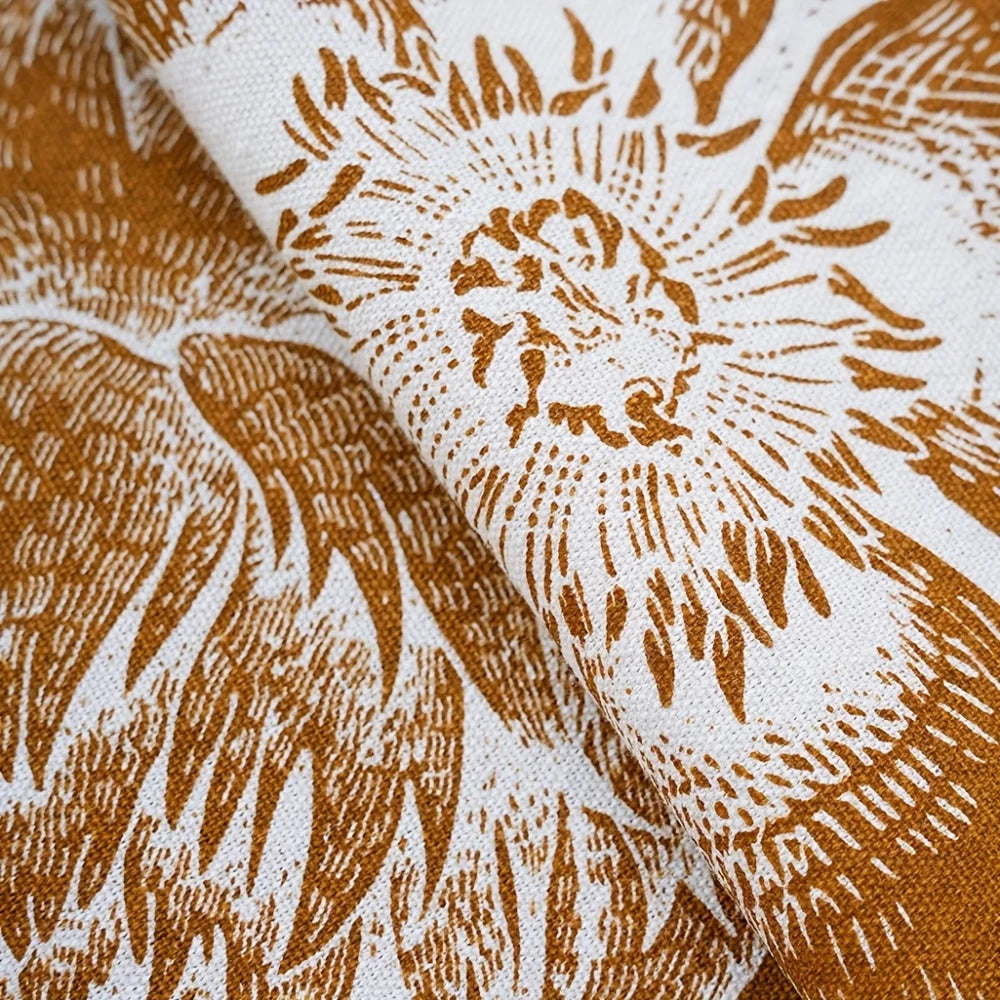 Tablecloth Boho Floral Tassel Trim Microfiber Blend