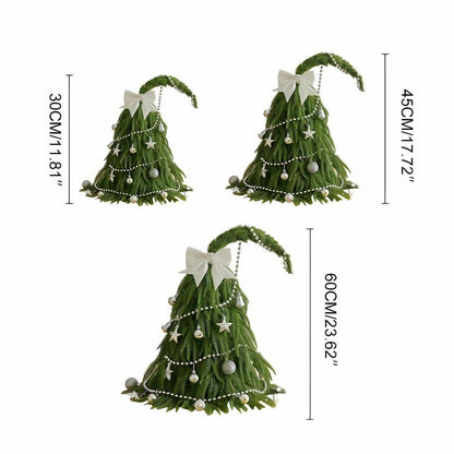 Tabletop Christmas Tree Realistic PE Compact Three Sizes