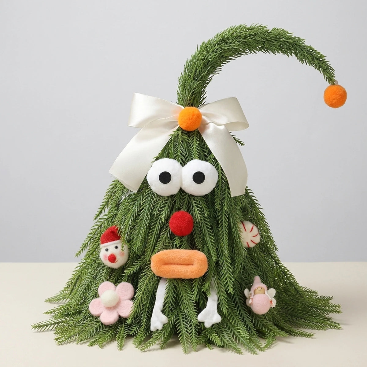 Tabletop Christmas Tree Realistic PE Compact Three Sizes