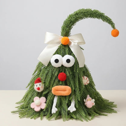 Tabletop Christmas Tree Realistic PE Compact Three Sizes