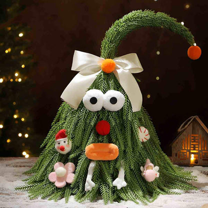 Tabletop Christmas Tree Realistic PE Compact Three Sizes