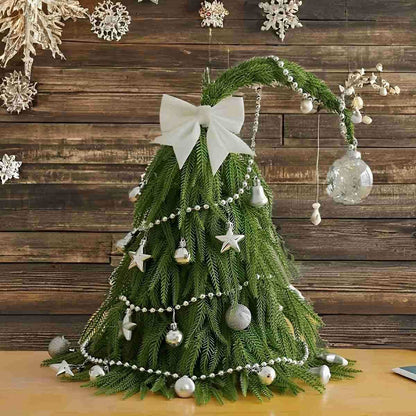 Tabletop Christmas Tree Realistic PE Compact Three Sizes