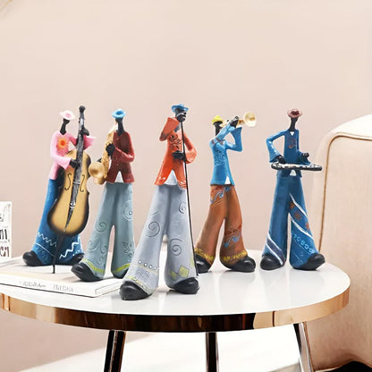 Tabletop Figurine Resin Abstract Jazz Design