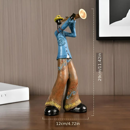 Tabletop Figurine Resin Abstract Jazz Design