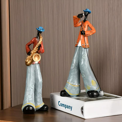 Tabletop Figurine Resin Abstract Jazz Design