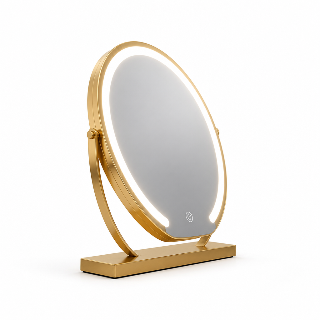 Tabletop Vanity Mirror 15x Magnification 3-Mode LED